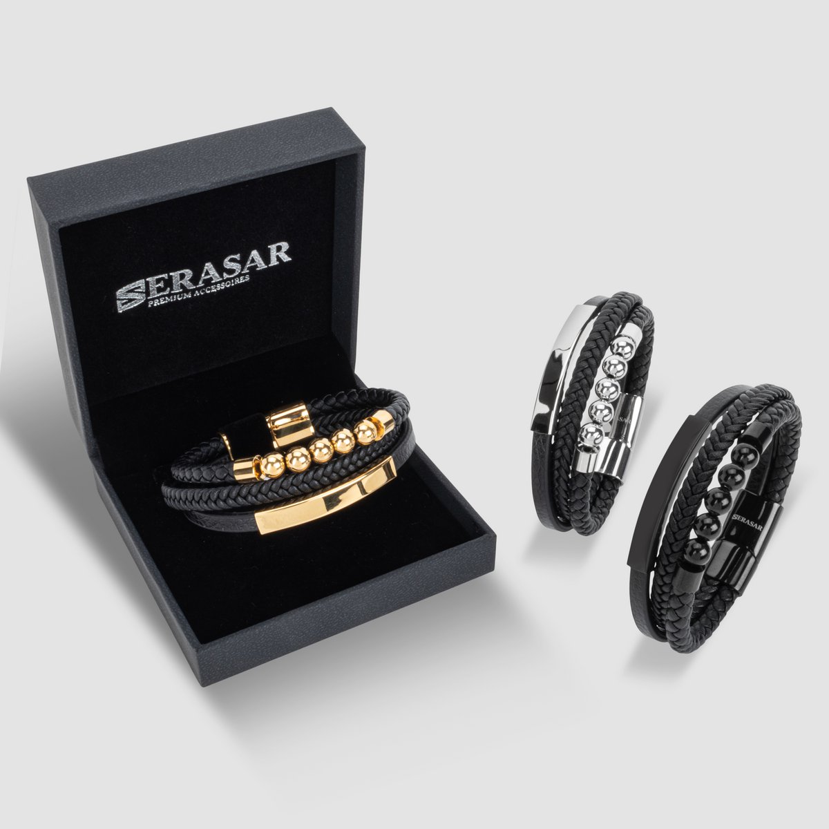 Bracciale in pelle "Perla"