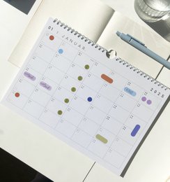Calendario con pegatinas 2027 - A4 / A3