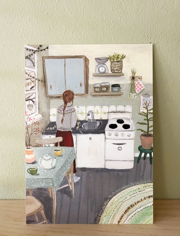 postal | Invierno en la cocina