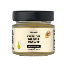 Krefeld pear and ginger fruit spread - fruity and spicy