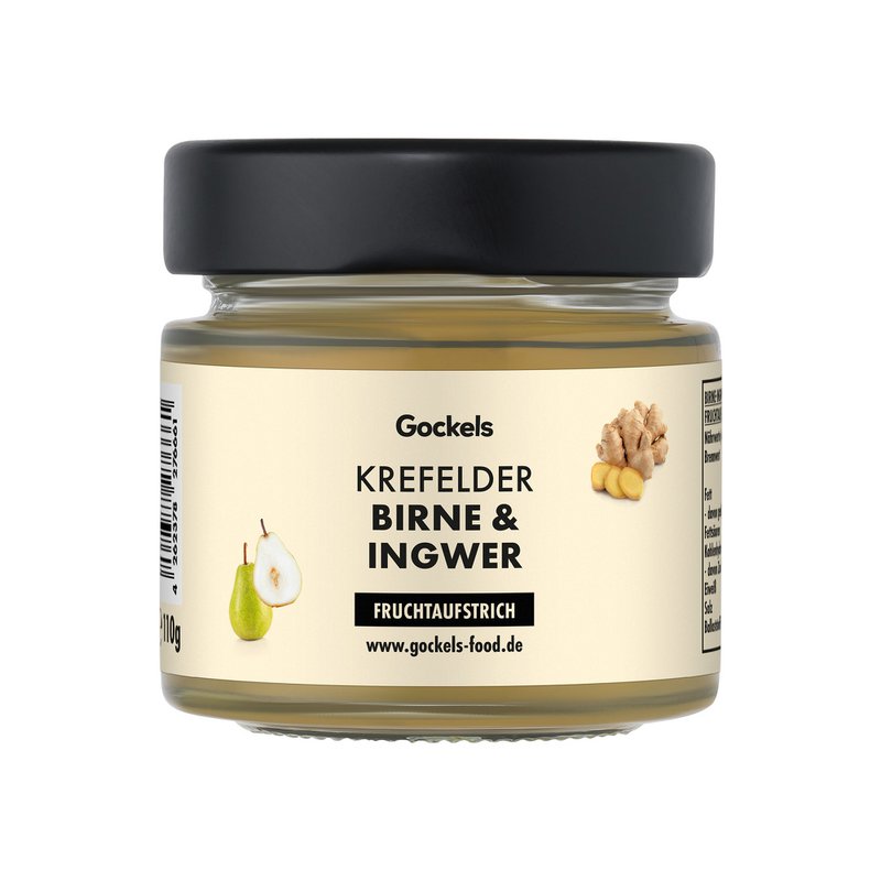Krefeld pear and ginger fruit spread - fruity and spicy