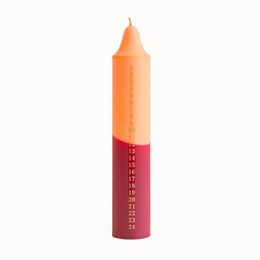 Adventskerzen, Orange, nackte Herbstfarben