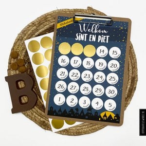 Countdown-Kalender 'Sinterklaas' mit Zwischenablage