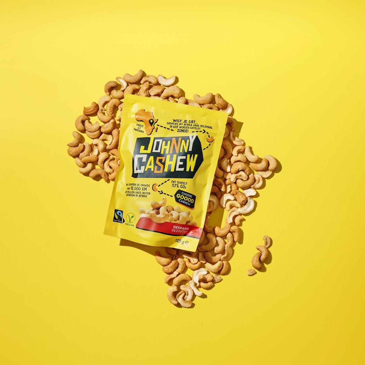 Johnny Cashew Roasted Salted 100g