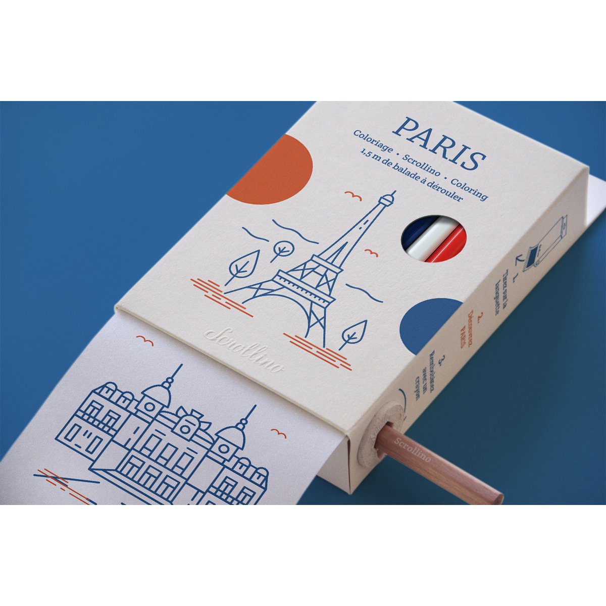 Toeristische cadeaugids - Scrollino PARIS Kleurplaten