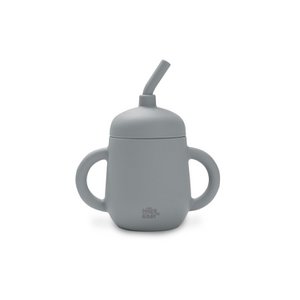 ANTI-DRIP CUP + SILICONE STRAW- PETROL GRAY