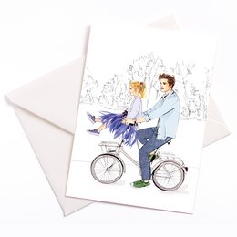 Une balade à vélo est amusante