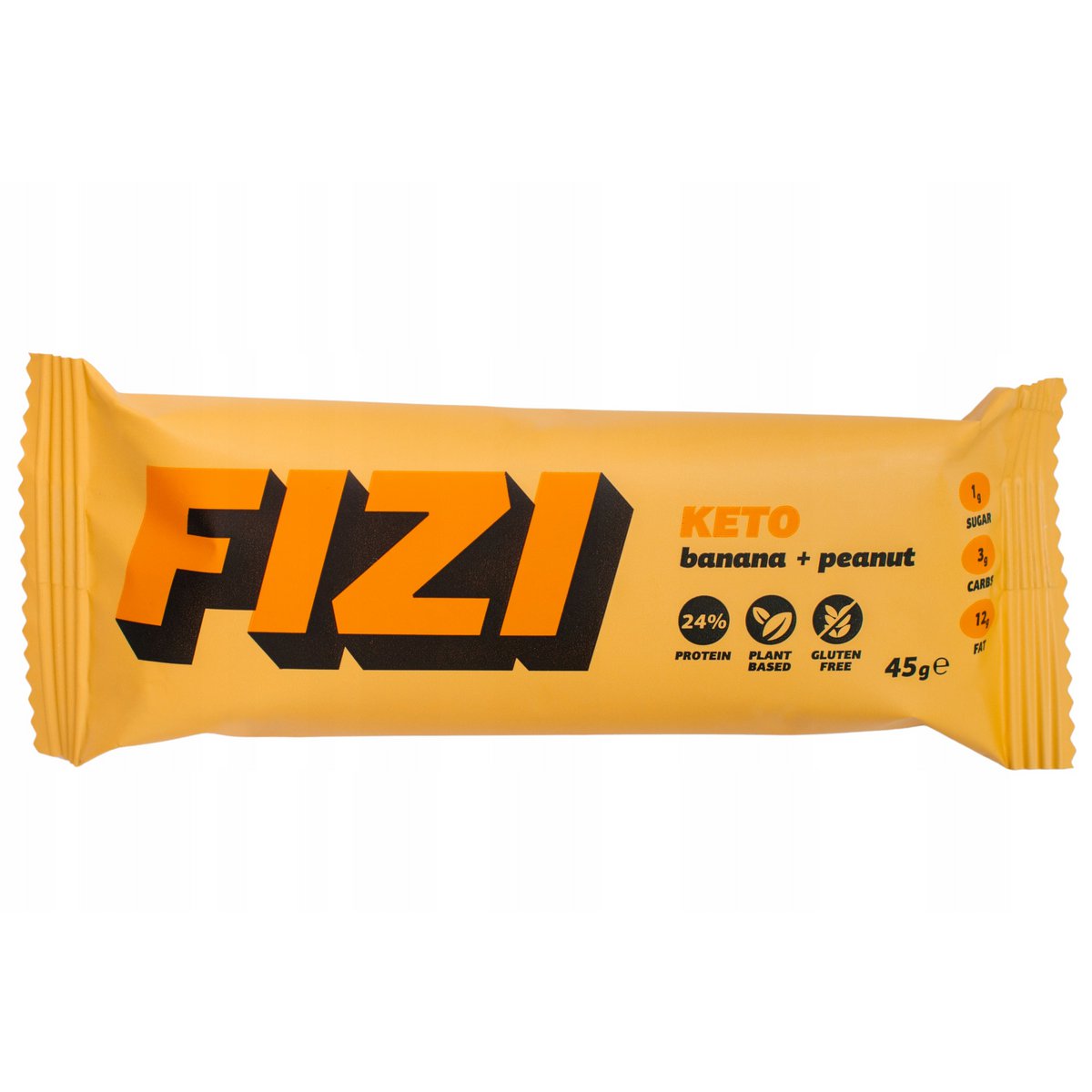 KETO VEGAN GLUTENVRIJE reep "BANAAN + PINDA" 45g