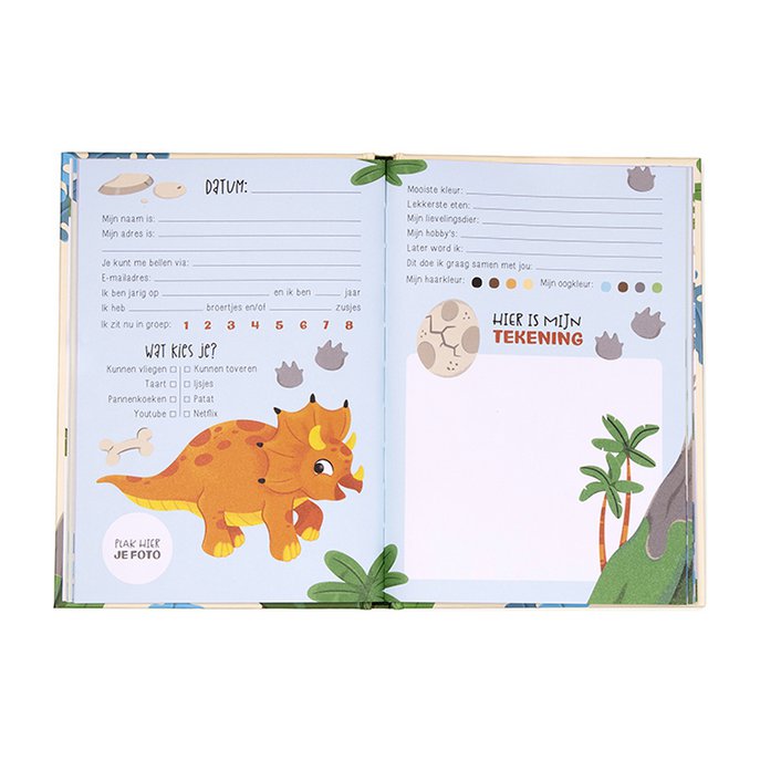Freundebuch Dinosaurier A5 // Jungen