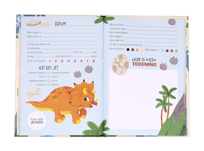 Libro degli amici Dinosauro A5 // Ragazzi