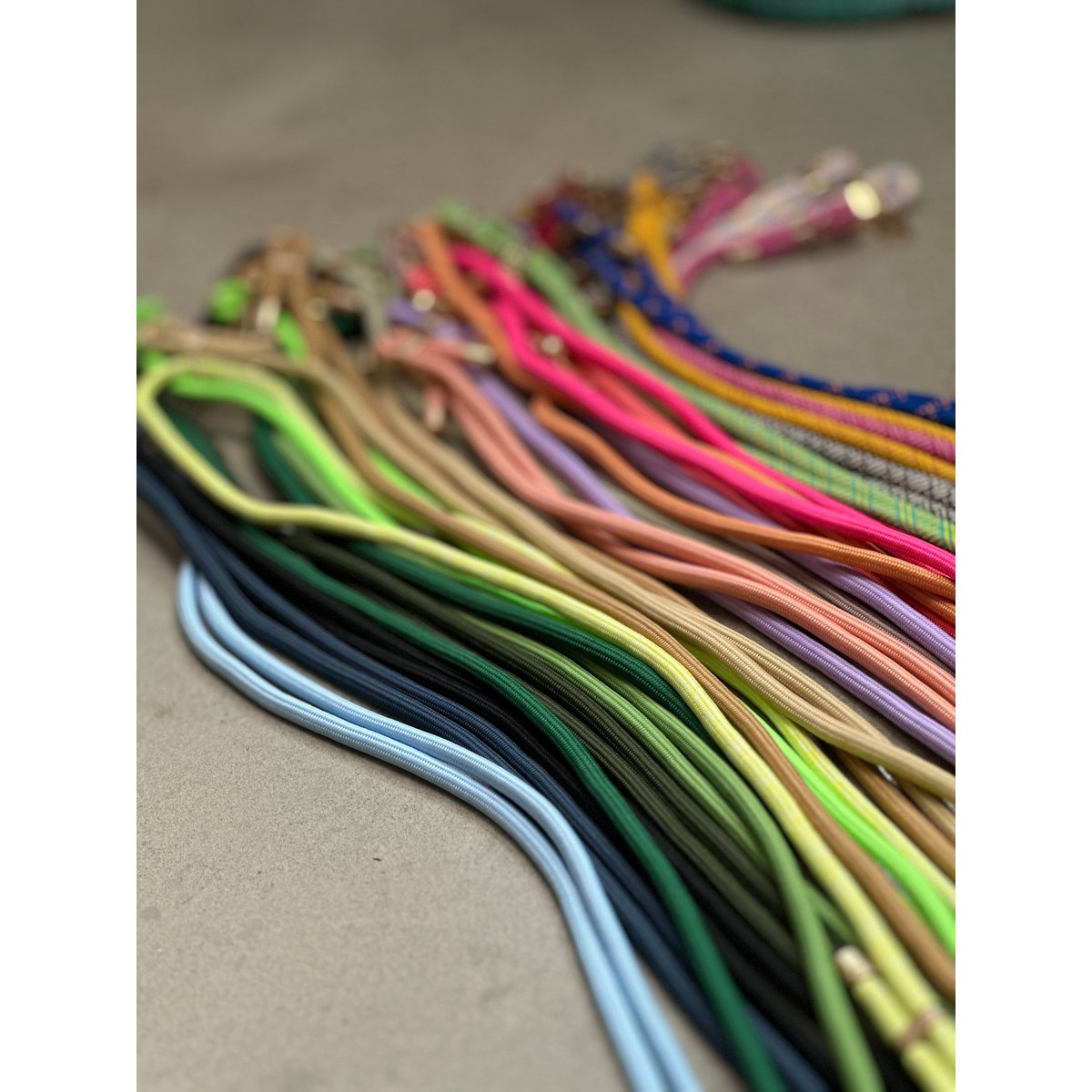 Catena per cellulare - verde neon