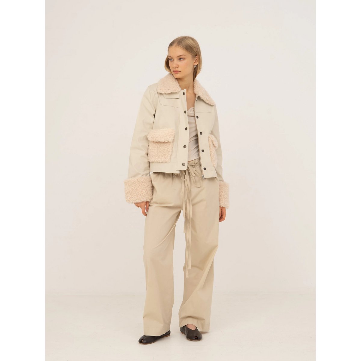 Veste crème tendre