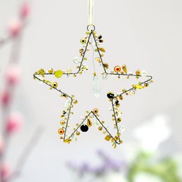 Decoratie SPARKLE ster goud
