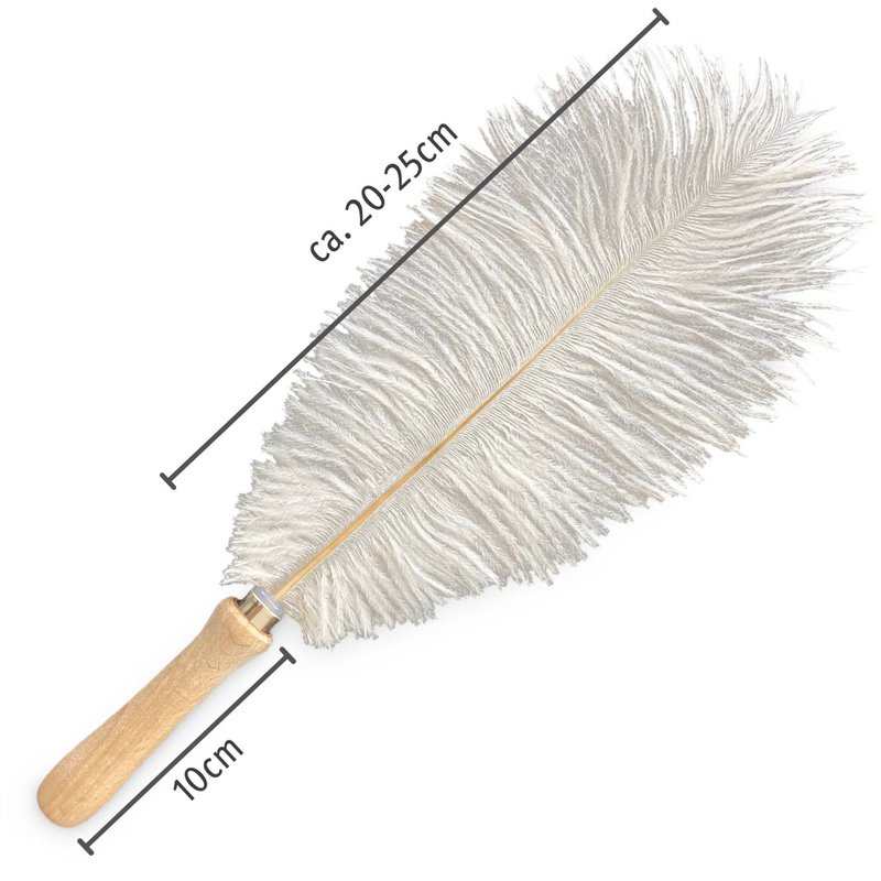 Feather feather with 1 ostrich feather