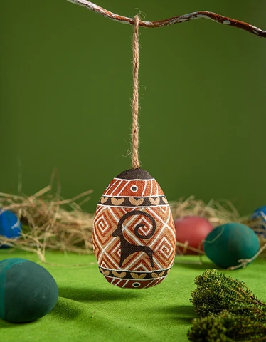 Souvenir „Osterei-Ziege“ – Trypillia-Sammlung