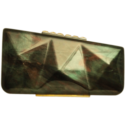 Minaudière im Labrodorit-Motiv