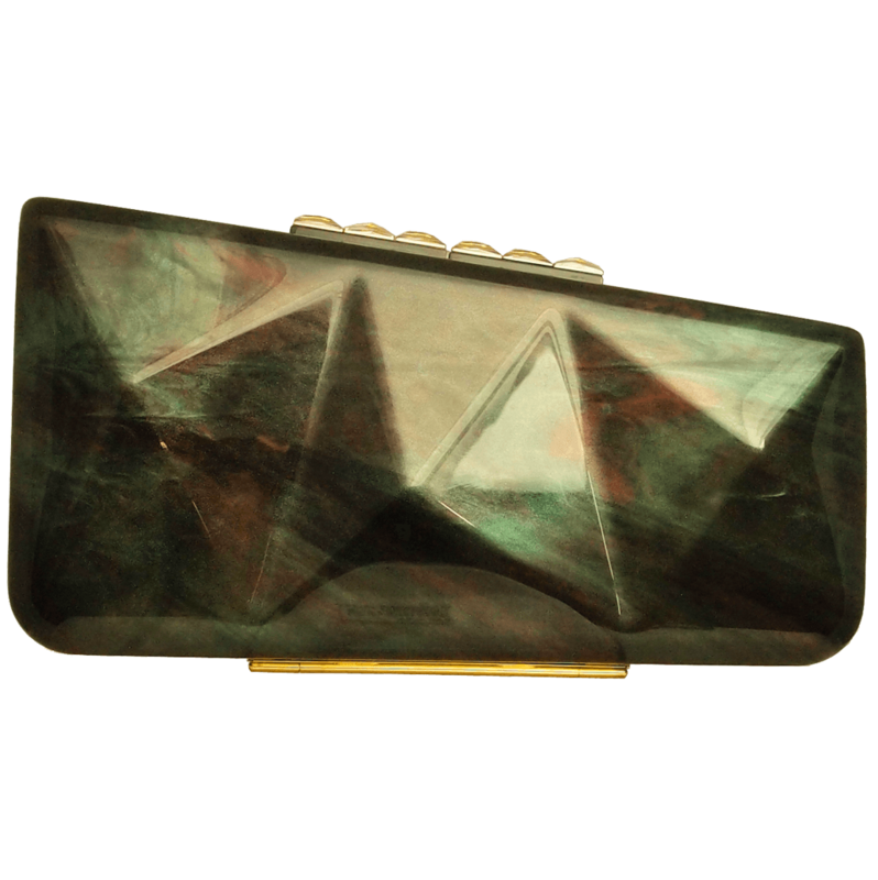 Minaudière in motivo labrodorite