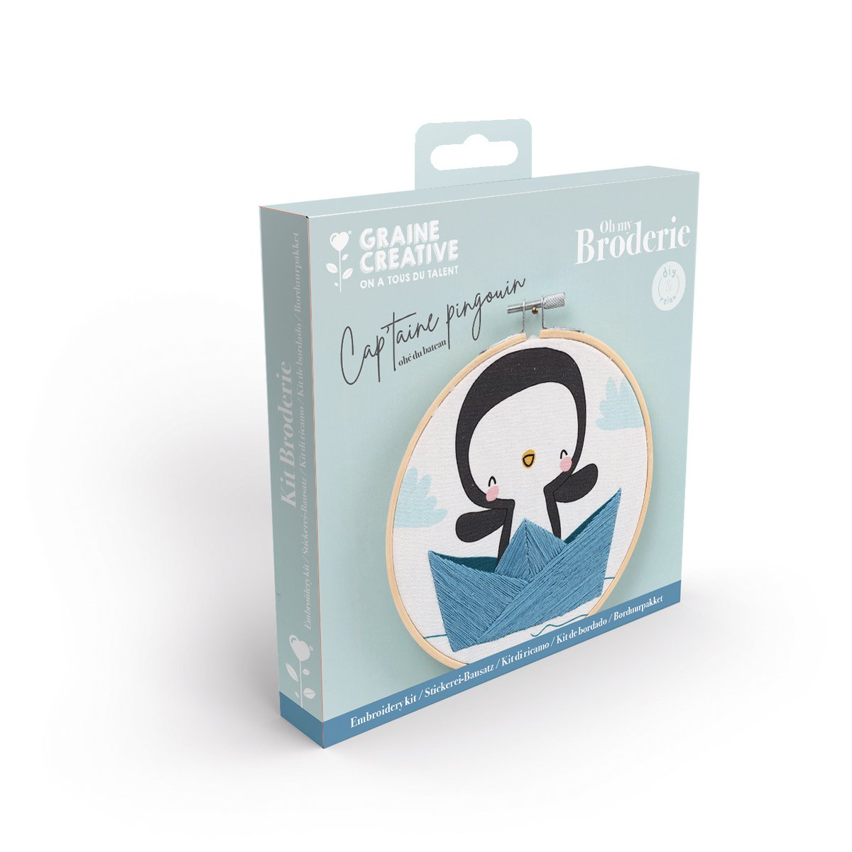 EMBROIDERY SET CAP'TAIN PENGUIN