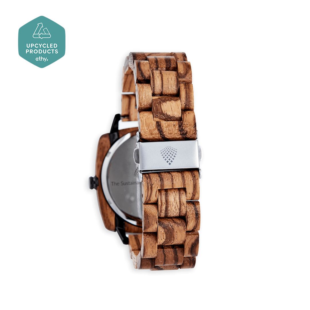 Brown Wood Watch, Mens Wrist Watch, Day Date Watch, Christmas Gift, Holiday Gifts For Him, Xmas Gift, Accessories And Watches ~ The Oak