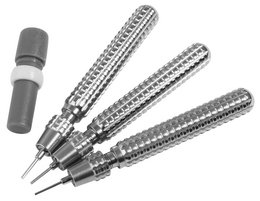 Uhrmacher Ausschlägerkolben-Set (3-teilig) mit austauschbaren Ersatzspitzen (0,7 / 0,8 / 0,9 mm)