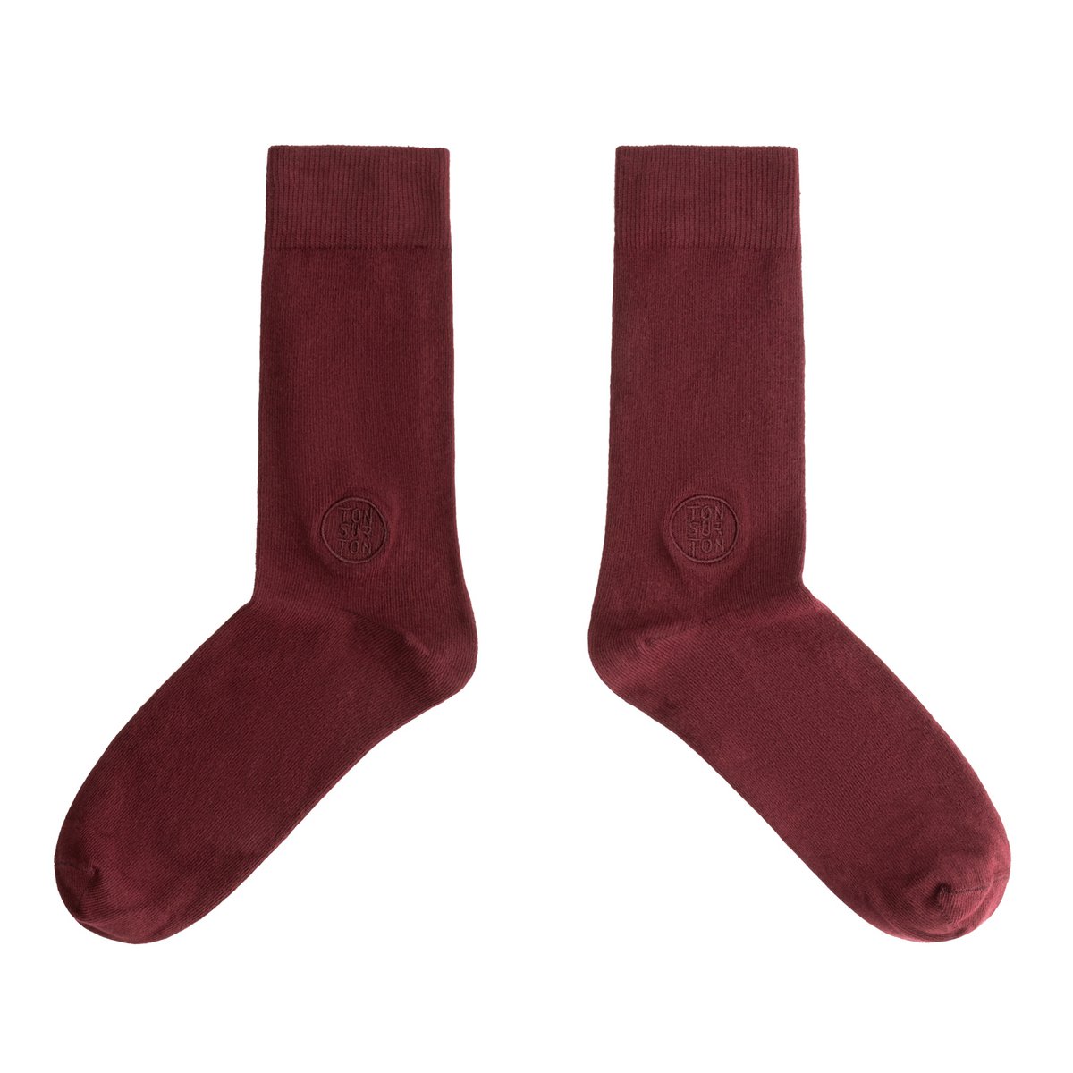 Bordeaux - Calzini da uomo - Boxer da uomo - Cotone biologico
