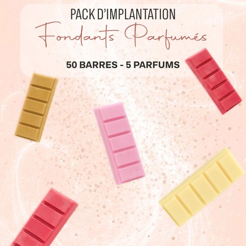Pack d’implantation fondants parfumés barres - 5 parfums