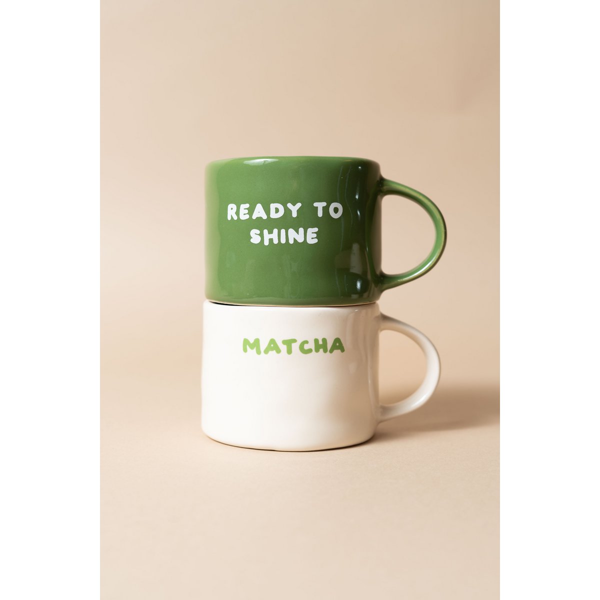 Handgemaakte Sisi -mok, matcha
