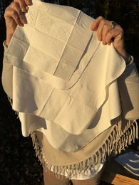 Fabric handkerchiefs, white "overdose"