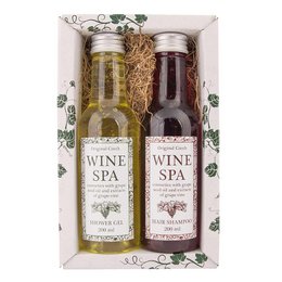Zestaw upominkowy Wine Spa: 2 x 200 ML