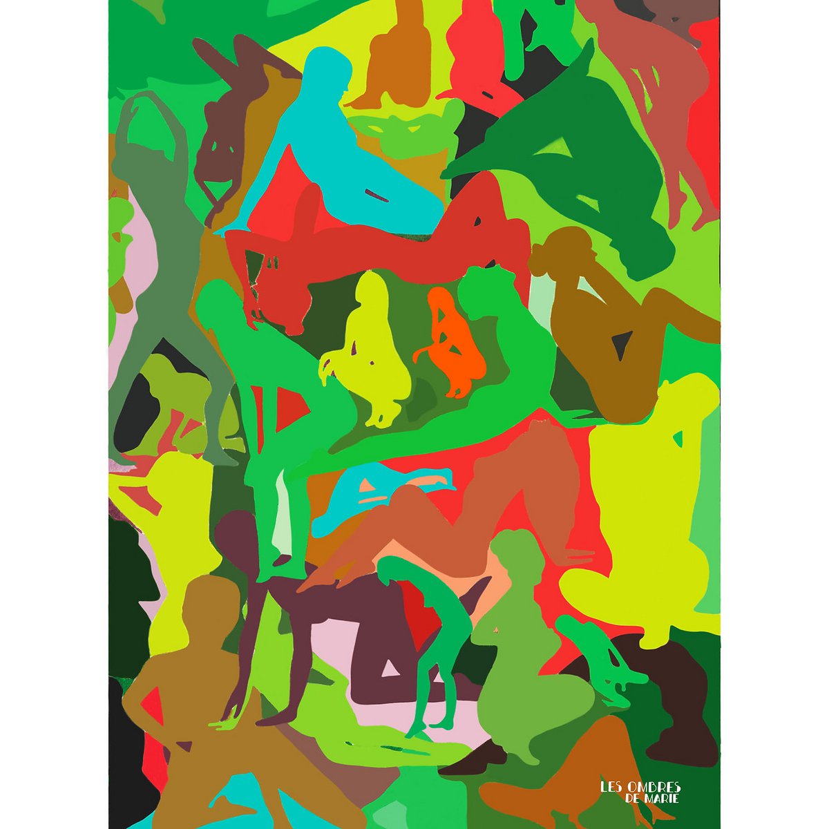Green Camougirl - Plakat for kunstnertegning