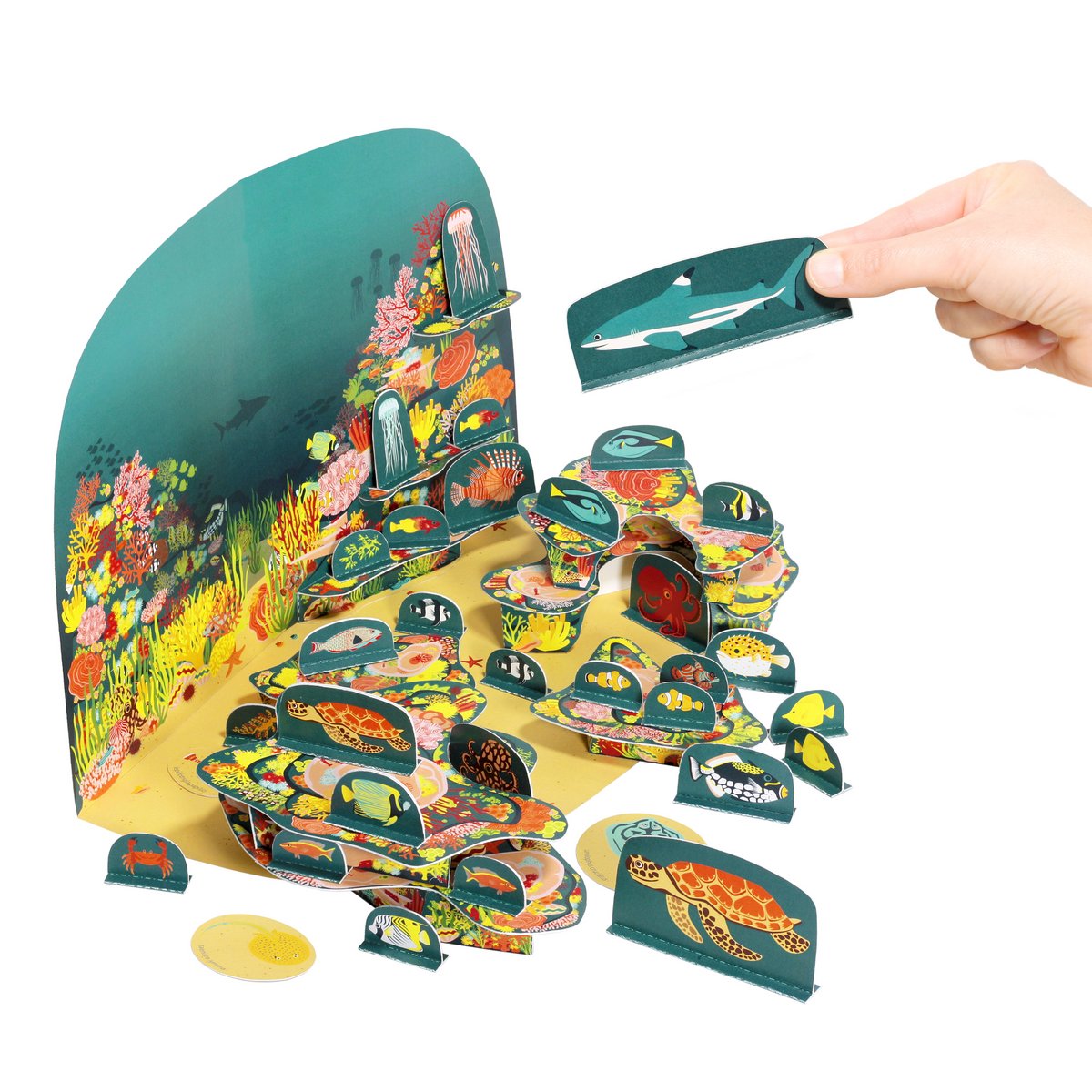 Coral Reef Paper Toy