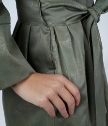 Bademantel Kimono Rose Line Wild Sage