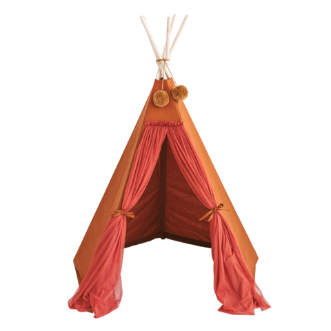 MINICAMP Fairy Kinderspielzelt mit Tüll in Cognac
