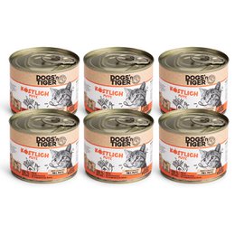 Dogs'n Tiger Adult Premium, nourriture pour chat, délicieuse nourriture humide, sans céréales, huile de dinde et de lin