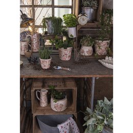 Plantentafeltje 32x26x27 cm Bruin Hout Plaintenstandaard