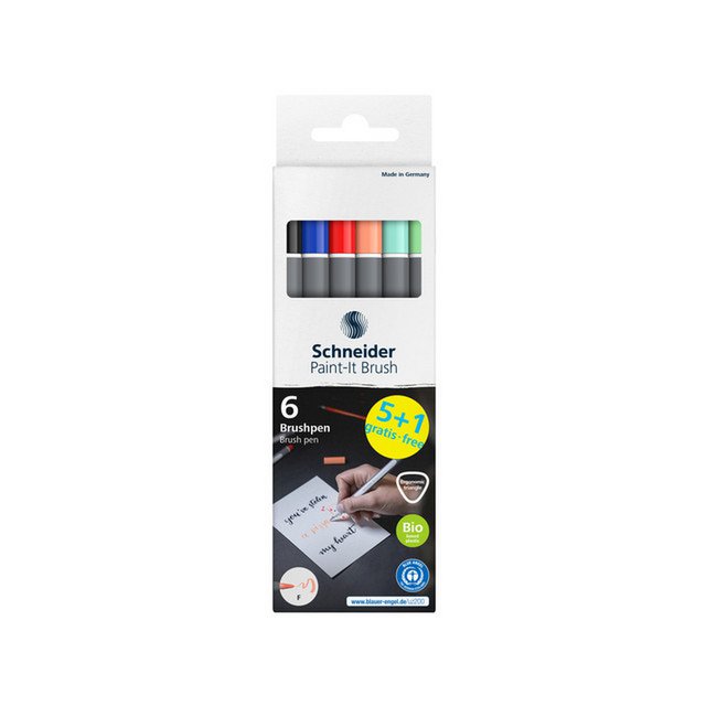 Brushpen Schneider Paint-It 070 5+1 culo. V02 cartón