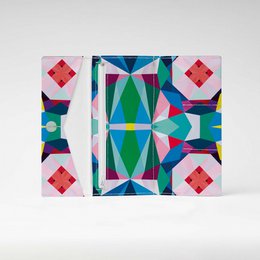 GEOMETRICAL1 Portafoglio in cartone TyvekÂ® XL / Portafoglio con pochette