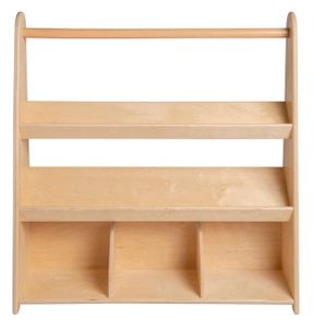 Van Dijk Toys houten kinder boekenkast / boekenrek met 3 schappen (Kinderopvang kwaliteit)