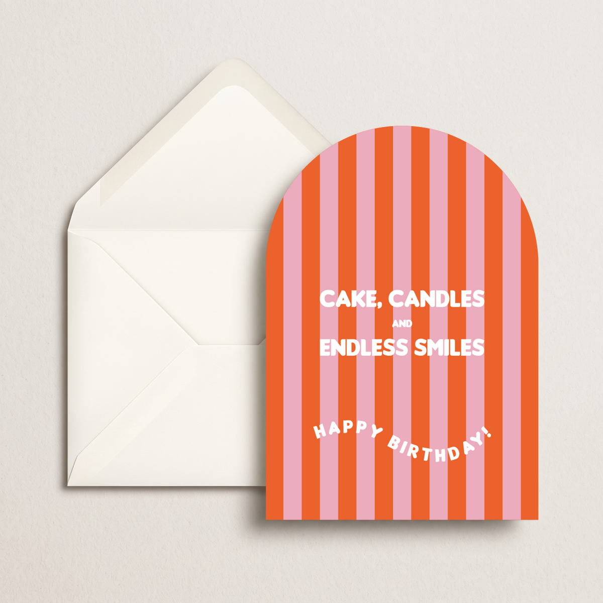 Birthday Card | Cake, candles and endless smiles