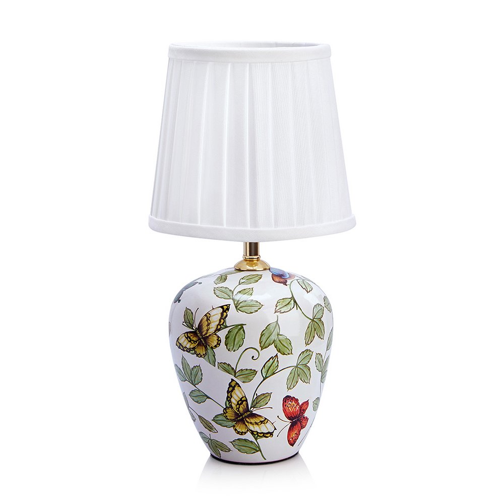 MANSION Table 1L 33cm Patterned/White