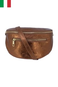 Sac banane cuir irisé avec fermeture métallique IT2616Z