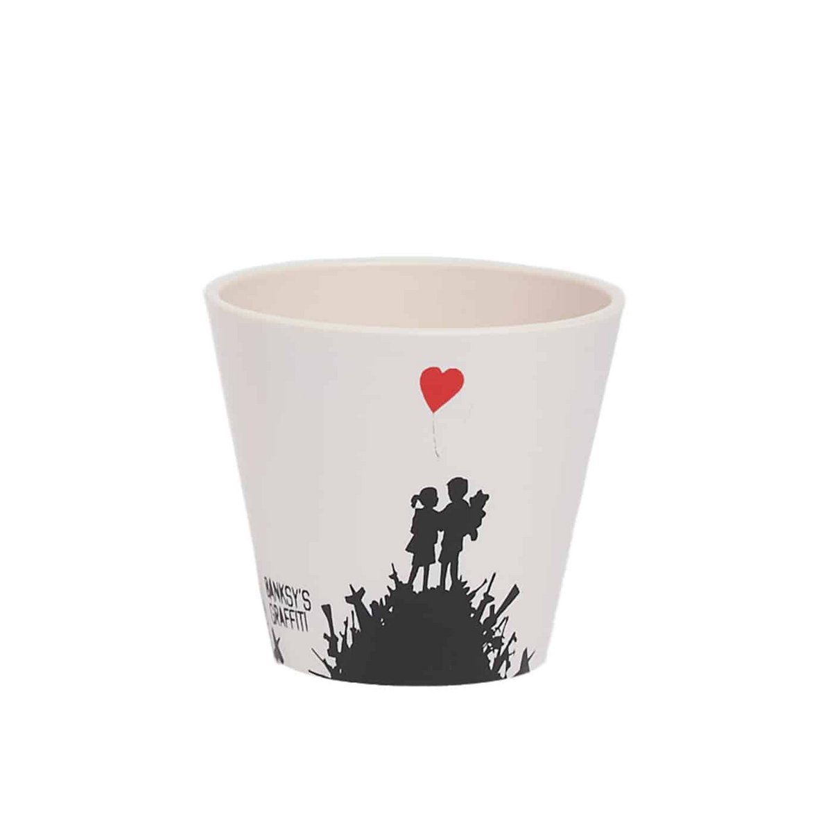 Filiżanka Banksy Espresso w RPET 90 ml - Kids On Guns Hill