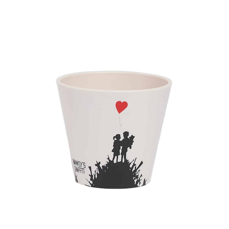 Filiżanka Banksy Espresso w RPET 90 ml - Kids On Guns Hill