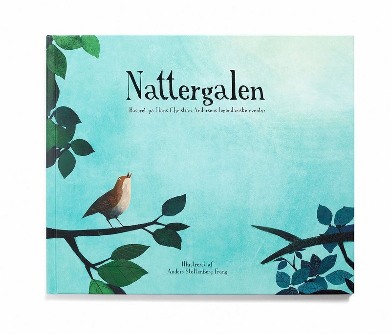 EN/DE/DK/CN - Illustrated Fairytale Børnebog - Nightingale - H.C. Andersen