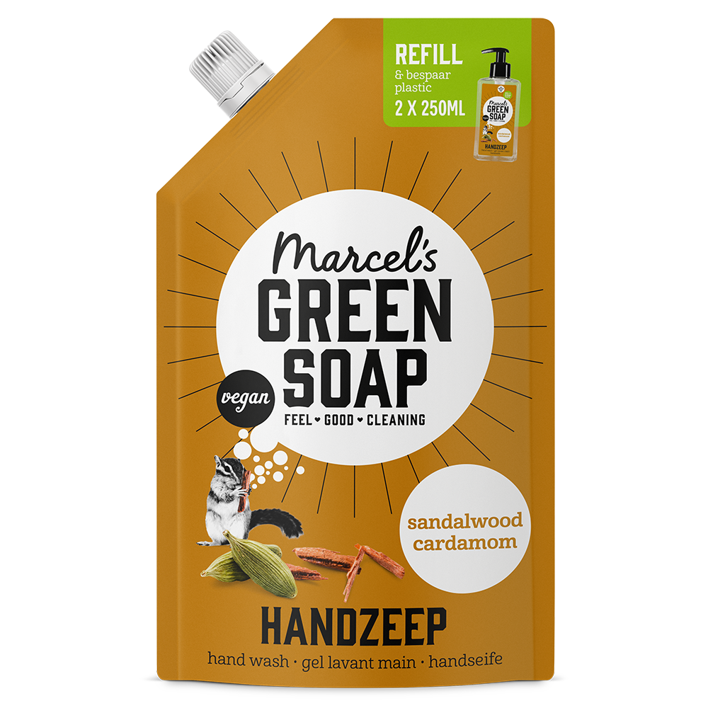 Handseife Nachfüllung Sandelholz & Kardamom
