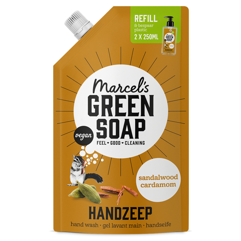 Handseife Nachfüllung Sandelholz & Kardamom