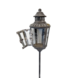 Garden iron candle holder h 126 d 12 cm