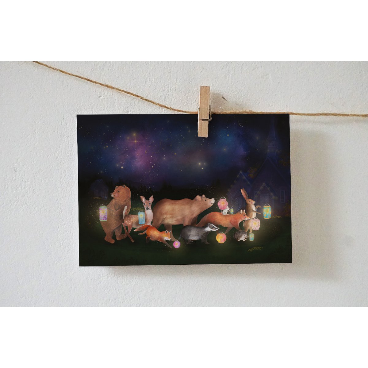 Kaart Lampionnenoptocht