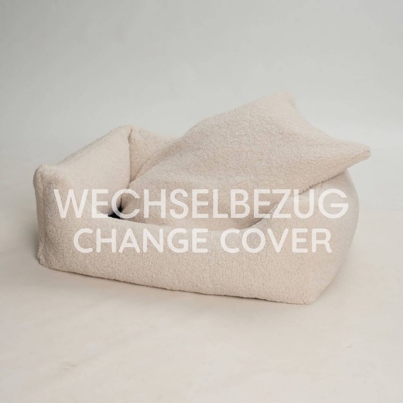 Wechselbezug Hundebett Box Bett Paddy creme