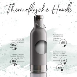 Thermoflasche Handle Rose 0,5 Liter